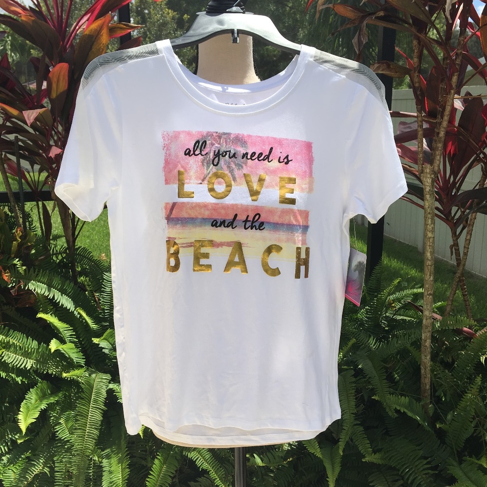 NWT "Reel Legends"Junior L"All You Need Is Love T